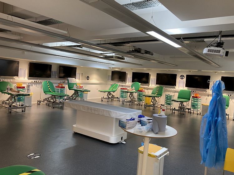 Clinical training room at Wolverhampton University