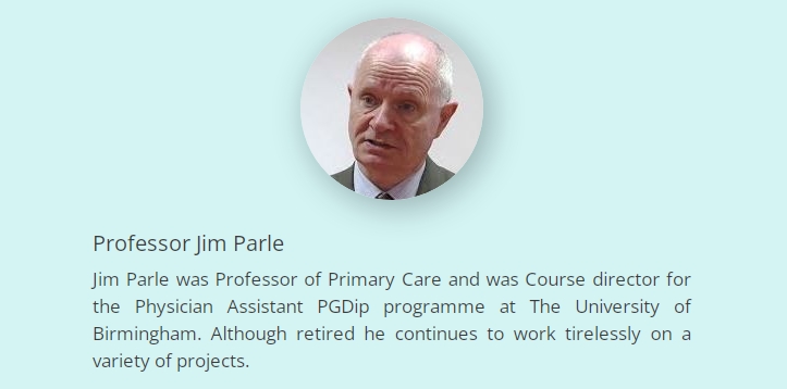 Professor Jim Parle discusses the use of Associate Clinical Educators at the online conference 